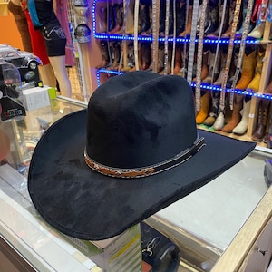 Cowboy Suede Western Hat for Men. Cowboy Hat for Men. Western Cowboy Hat for Men. Sombrero Vaquero Para Hombre. Sombrero De Piel Gamuza