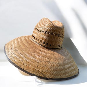 EXTRA Wide Sombrero Straw Hat. Summer Jumbo Sun Hat. Outdoor Fisherman Hat for Men. Sombrero Grande De Ranchero. Sombrero De Palma.