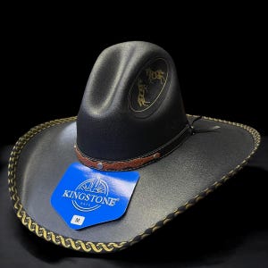 Cowboy-Westernhut mit breiter Krempe für Herren. Herren Outdoor Hut mit breiter Krempe. Western Cowboyhut für Herren Eine Sombrero Vaquero De Hombre Halskette. Sombrero De Hombre.