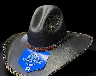 vintage Stetson 4X chapeau de cowboy en feutre castor bande