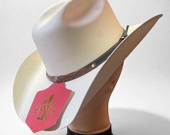 White Straw Cowboy Hat. Men’s Canvas Straw Hat. Western Cowboy Hat for Men. Ventilated Outdoor Hat. Sombrero Vaquero De Hombre.
