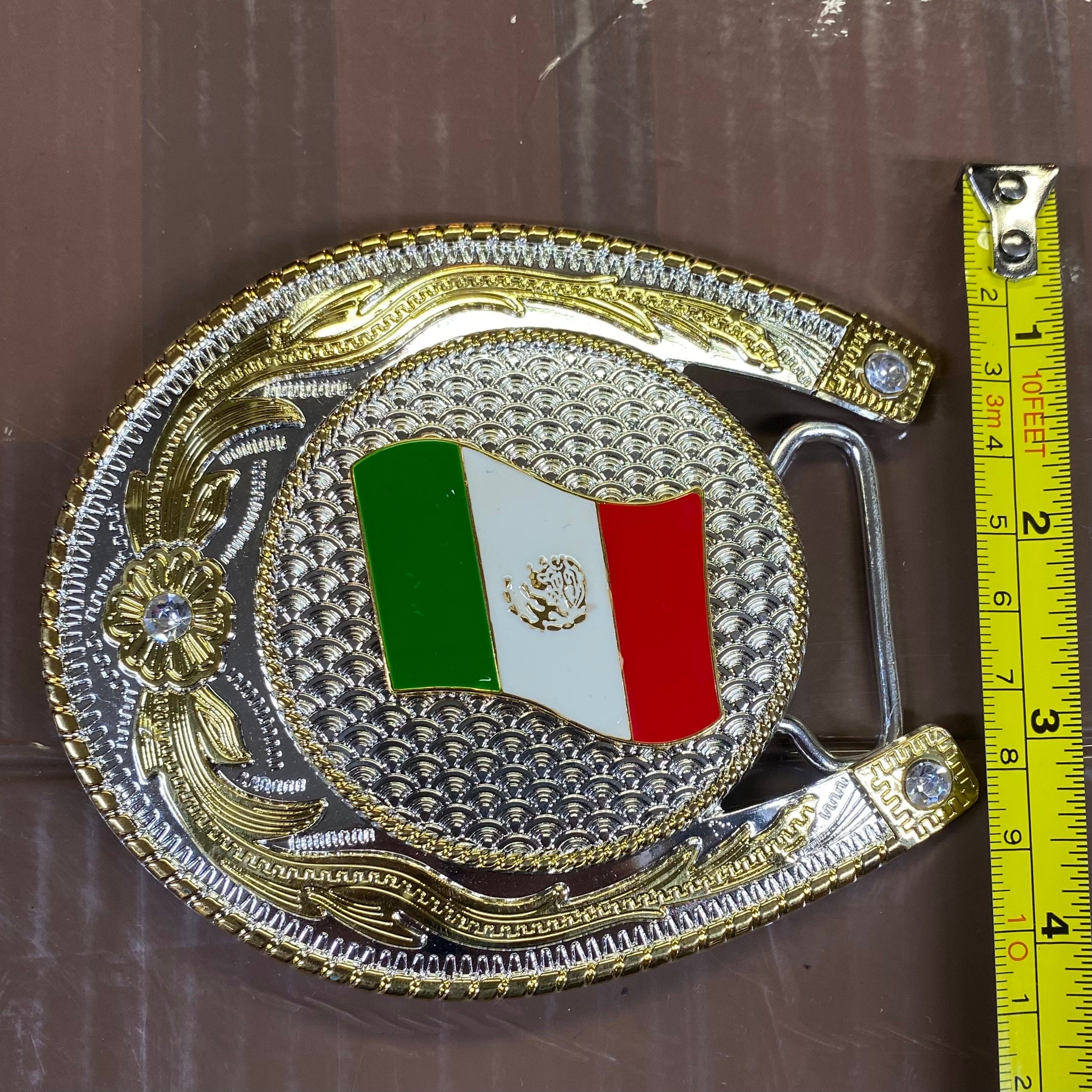 Superkred Fibbia Cintura Western Bandiera Americana 'Don't Tread On Me' - Uomo E Donna, In Lega Di Zinco, Adatta A Cinture Da 3,8 Cm