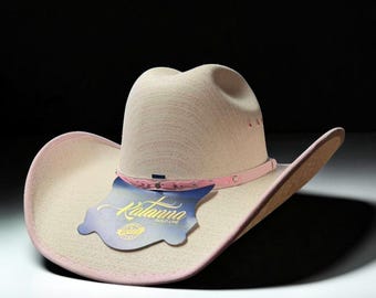 Ensemble Chapeau De Cow-girl Rose – Avec Bandana, Lunettes Cœur Et Boucles D’oreilles – Costume Carnaval