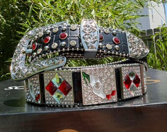 Vintage Sterling Silver Mexican Mexico Buckle and Handmade Tooled