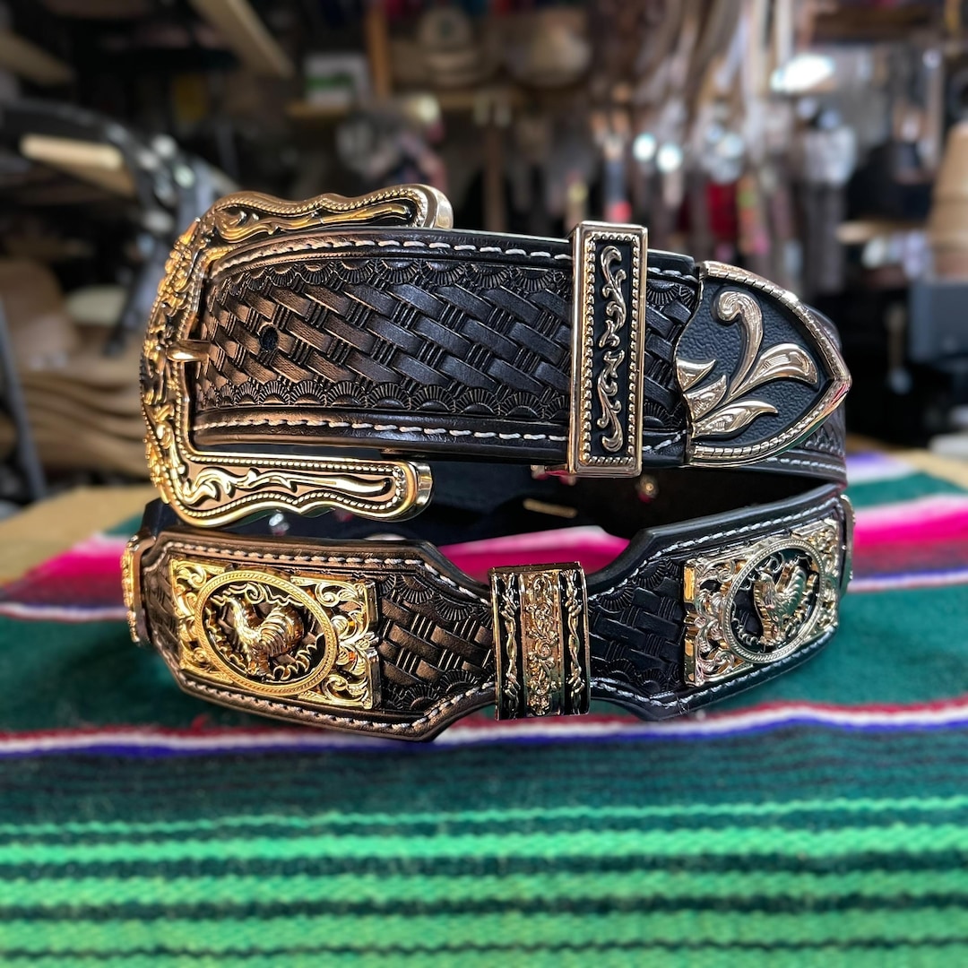 Rodeo Western Belt. Cowboy Belt for Men. Bull Rider Belt  display picture 2