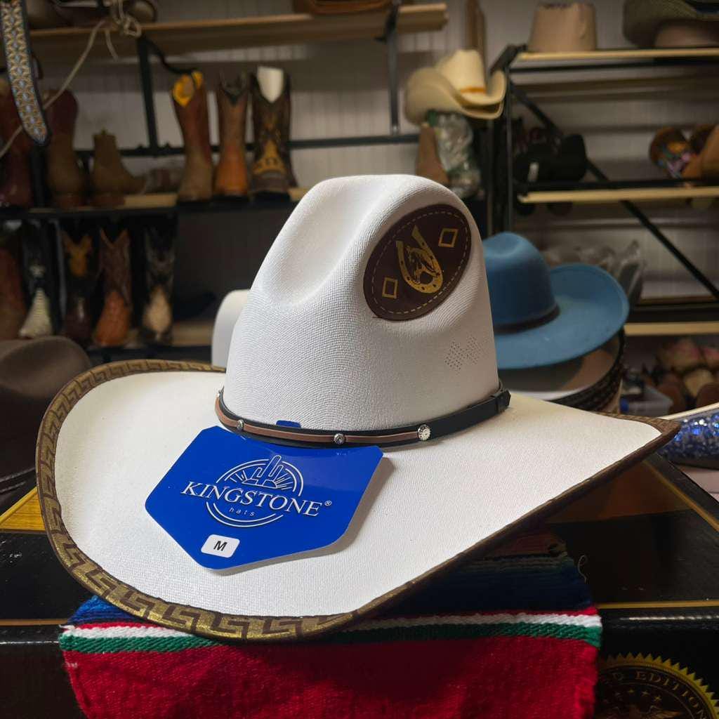 Sahuayo Truman W/ Tooled Faux Leather Unisex Hat Fine Sahuayo Palm 1000X Natural Straw Truman Cowboy Hat  main image 4