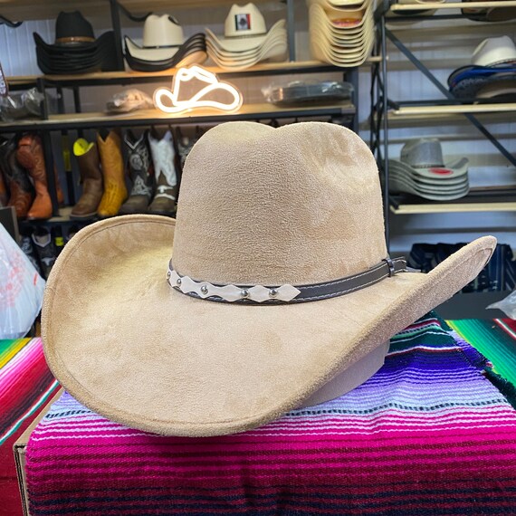 3187 Suede Cowboy Hat For Women And Men Classic Western Cowboy Hats With Wide EOGIMI Suede Cowboy Hat for Women and Men Classic Western  main image 4