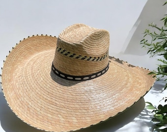 EXTRA WEITER Sombrero Strohhut. Sommer Jumbo Sonnenhut. Outdoor Fischerhut für Herren. Sombrero Grande De Ranchero. Sombrero De Palma.