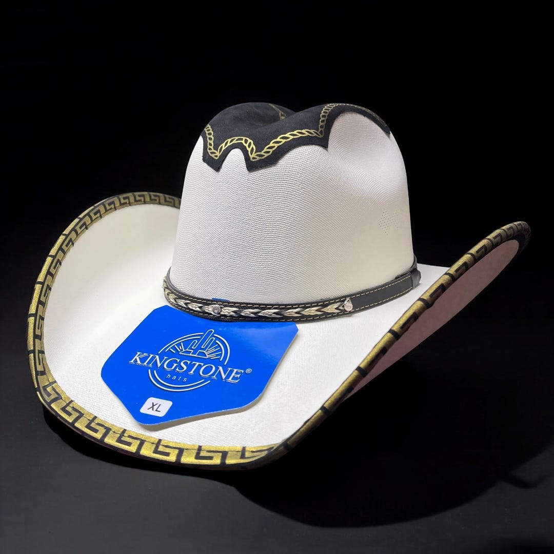 Bull Rider Western Hat. Men’s Rodeo Cowboy Hat. White Straw Western Hat ...