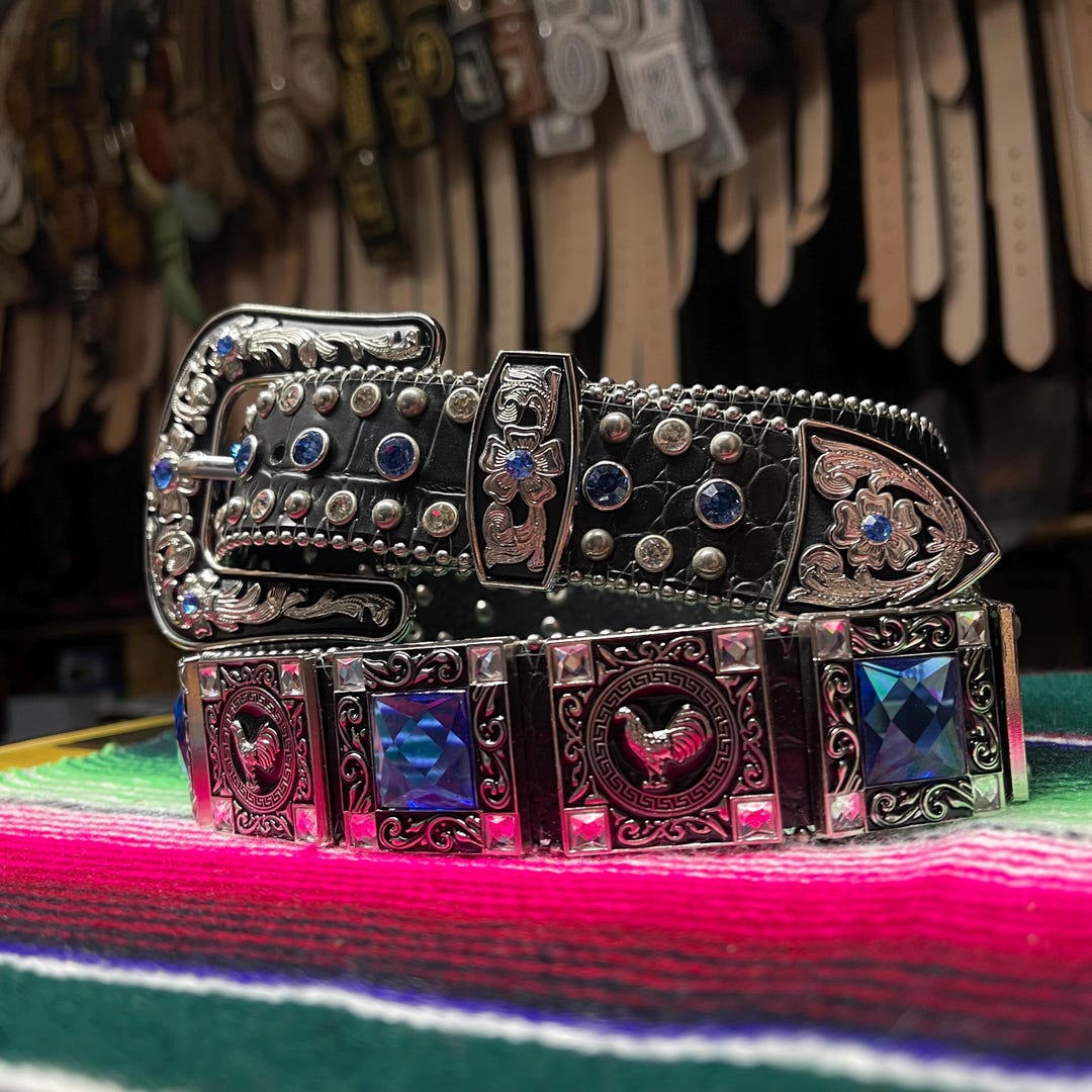 Mens Western Rhinestone Belt Mens Belts Western Rhinestone Belt