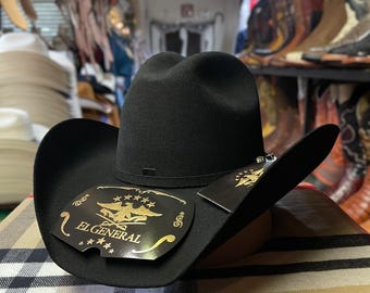 Chapeau De Cowboy Vintage Plainsman - Feutre Peau Brute - Style Western Fresno