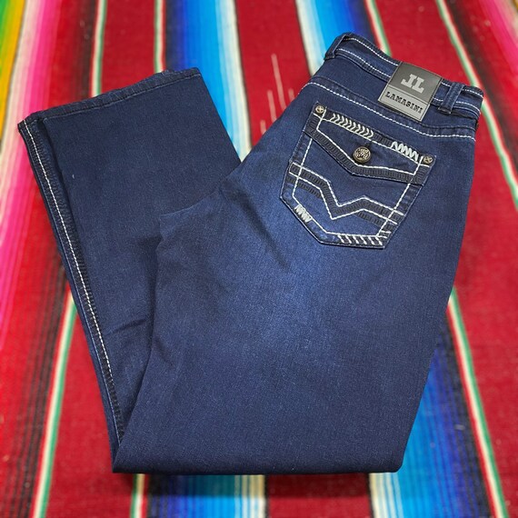 Mens Cowboy Boot Cut Jeans. Embroidered Denim Blue Jeans. Mens Straight Boot Cut. Pantalon Vaquero De Hombre. Pantalon Corte De Bota. Etsy UK