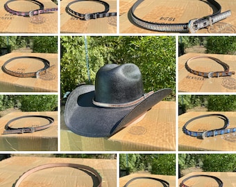 Cowboy Hut Band. Strass Hut Accessoire für Frauen und Männer. Hut Schmuck. Banda für Sombrero mit Diamanten der Imitation für Mujer
