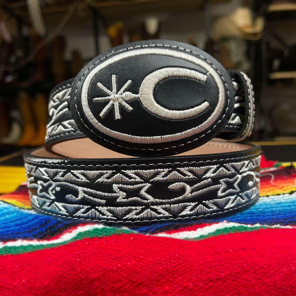 Cintura In Pelle Vera Western Scorpion - Intrecciata A Mano, Grana Cintura In Pelle Vera Western Scorpion - Intrecciata A Mano, Grana