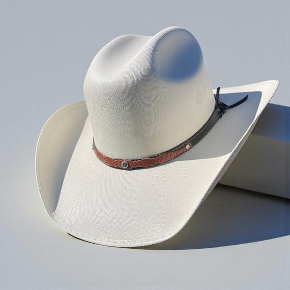 Western Wide Brim Stitched Cowboy Hat s-l400.jpg main image 3