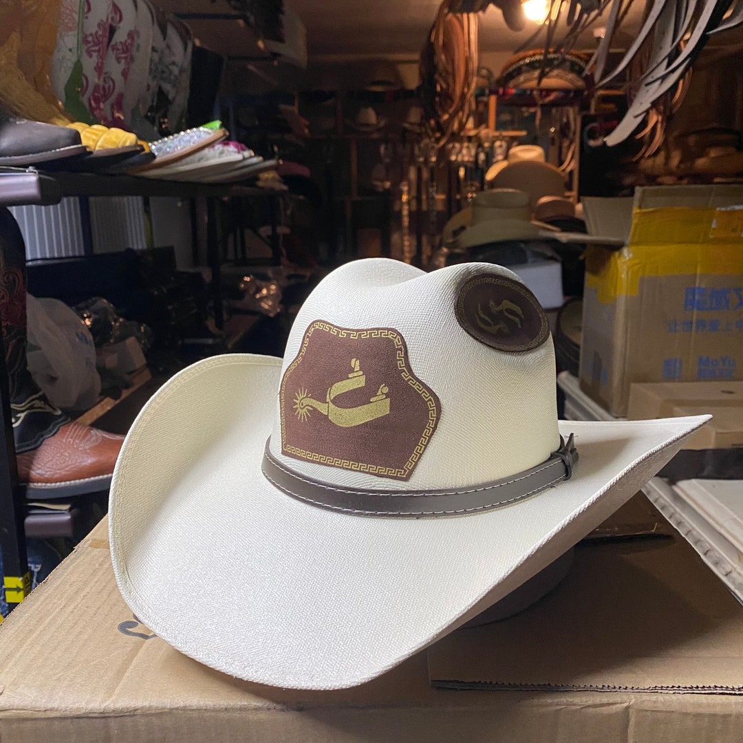 Mens Horse Rider Cowboy Hat. Mens Western Cowboy Hat. Mens Rodeo Cowboy Hat. Sombrero Vaquero