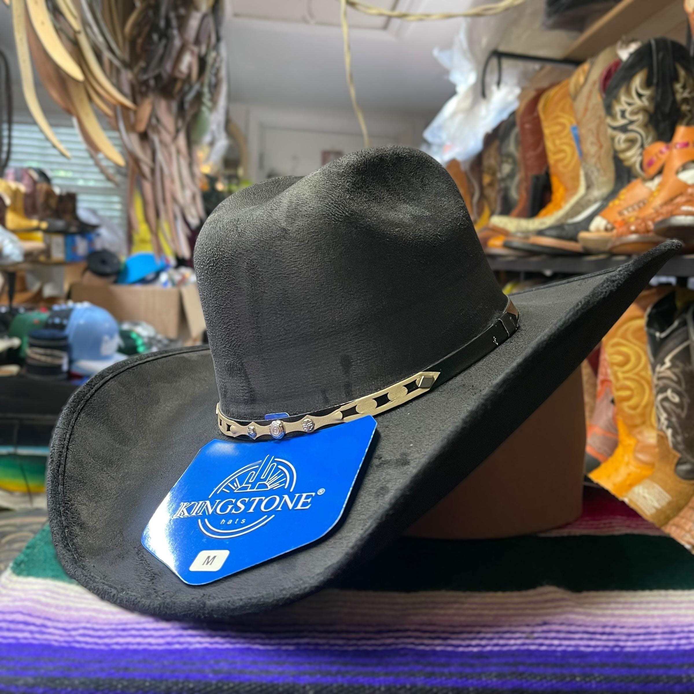 Cappello da cowboy occidentale feltro tesa larga cowgirl Fedora cappello da sole all'aperto per uomo donna ragazze, Caffè, taglia unica