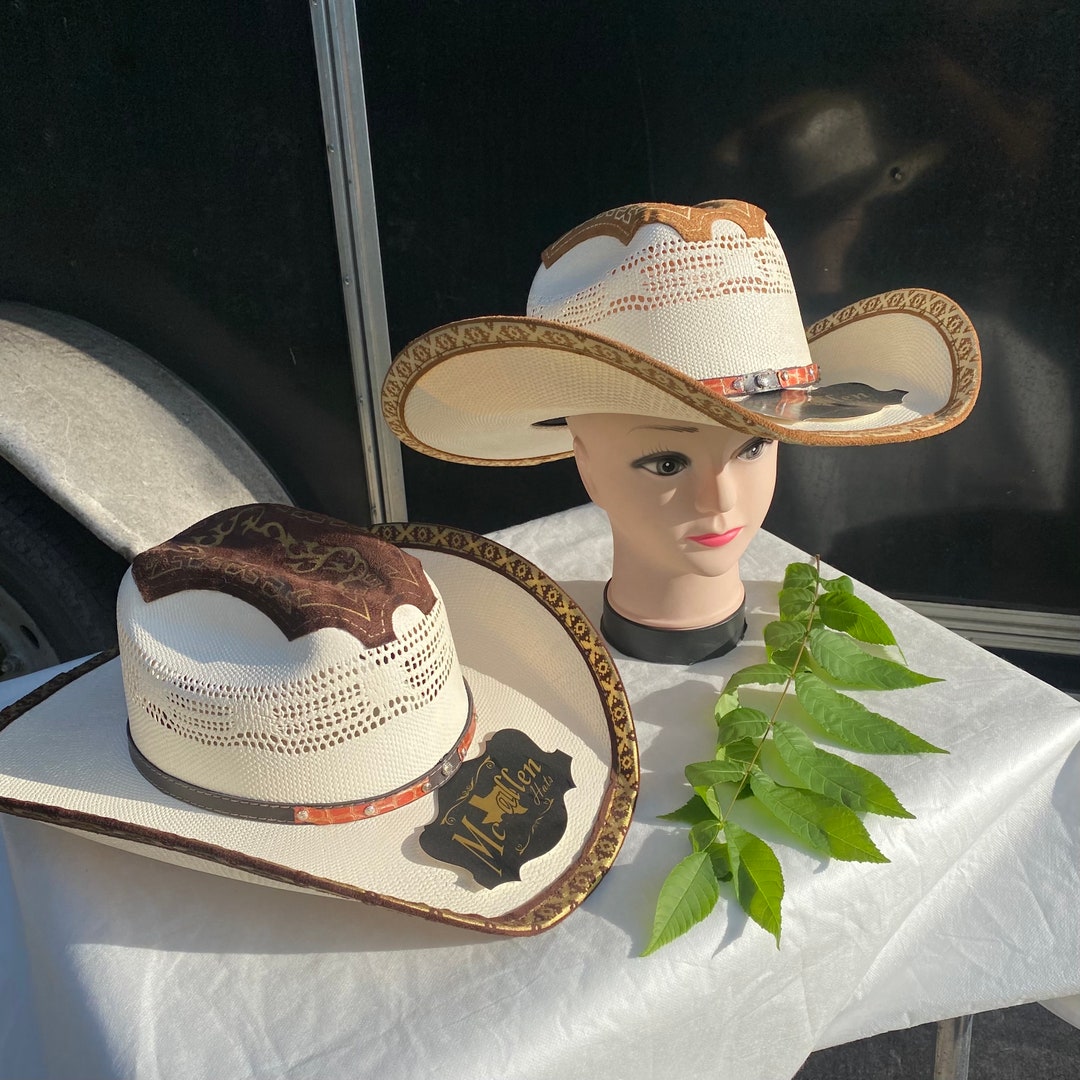 Mens Western Cowboy Vaquero Hat. Sombrero Vaquero Para Etsy
