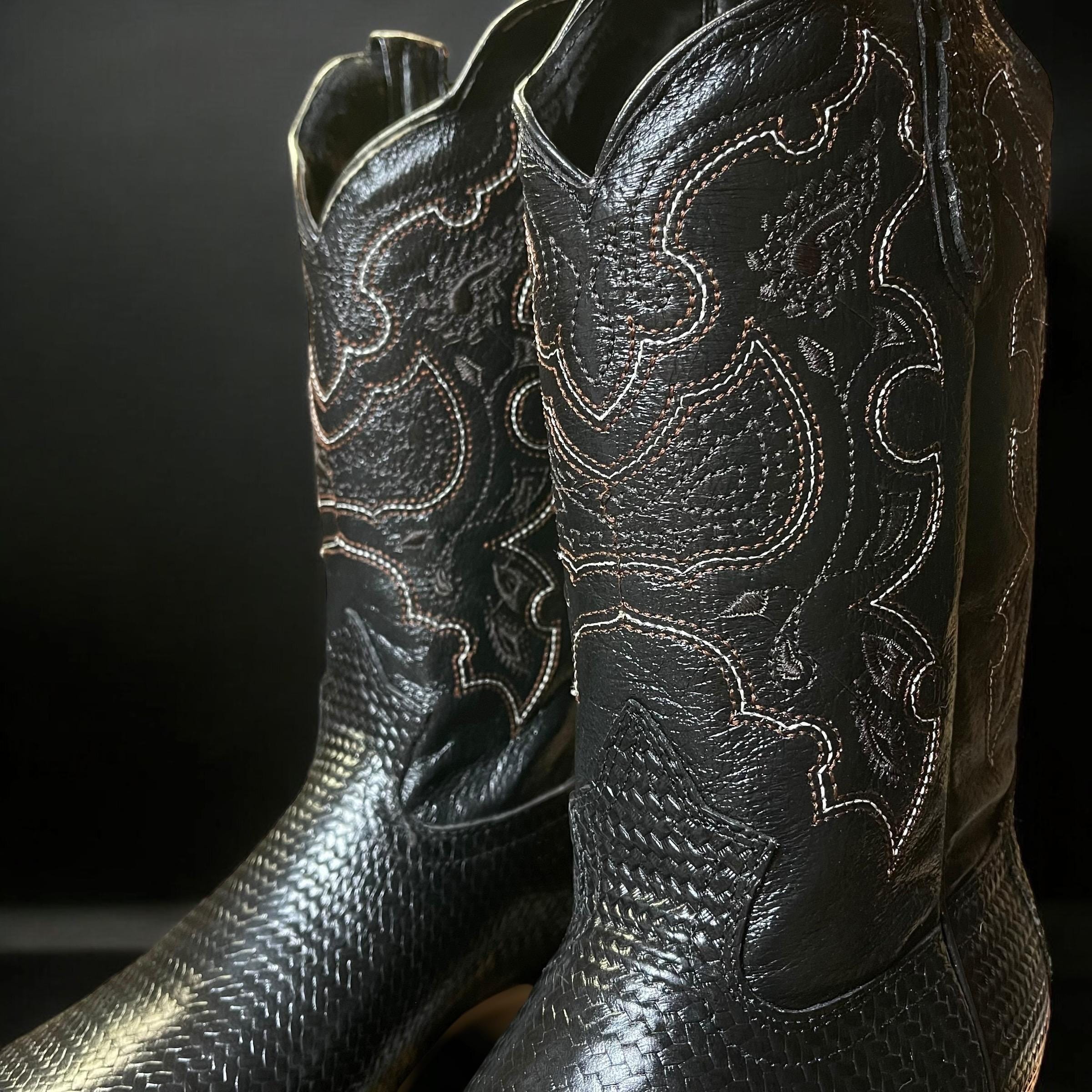 Mens boots genuine armadillo leather Men Ankle Boot Armadillo Brown Bessero main image 3