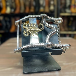 Westerncowboygesp. Roestvrijstalen gesp. Universele 1,5 inch gesp. Westerngesp voor heren. Hebilla Vaquero de Hombre.