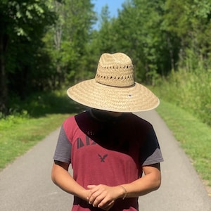 Sombrero de paja de jardinero ventilado. Sombrero para el sol. Sombrero de palma. Sombrero de jardinero. Gorro ventilado. Sombrero de ala ancha. Sombrero al aire libre. Sombrero De Palma. Sombrero.