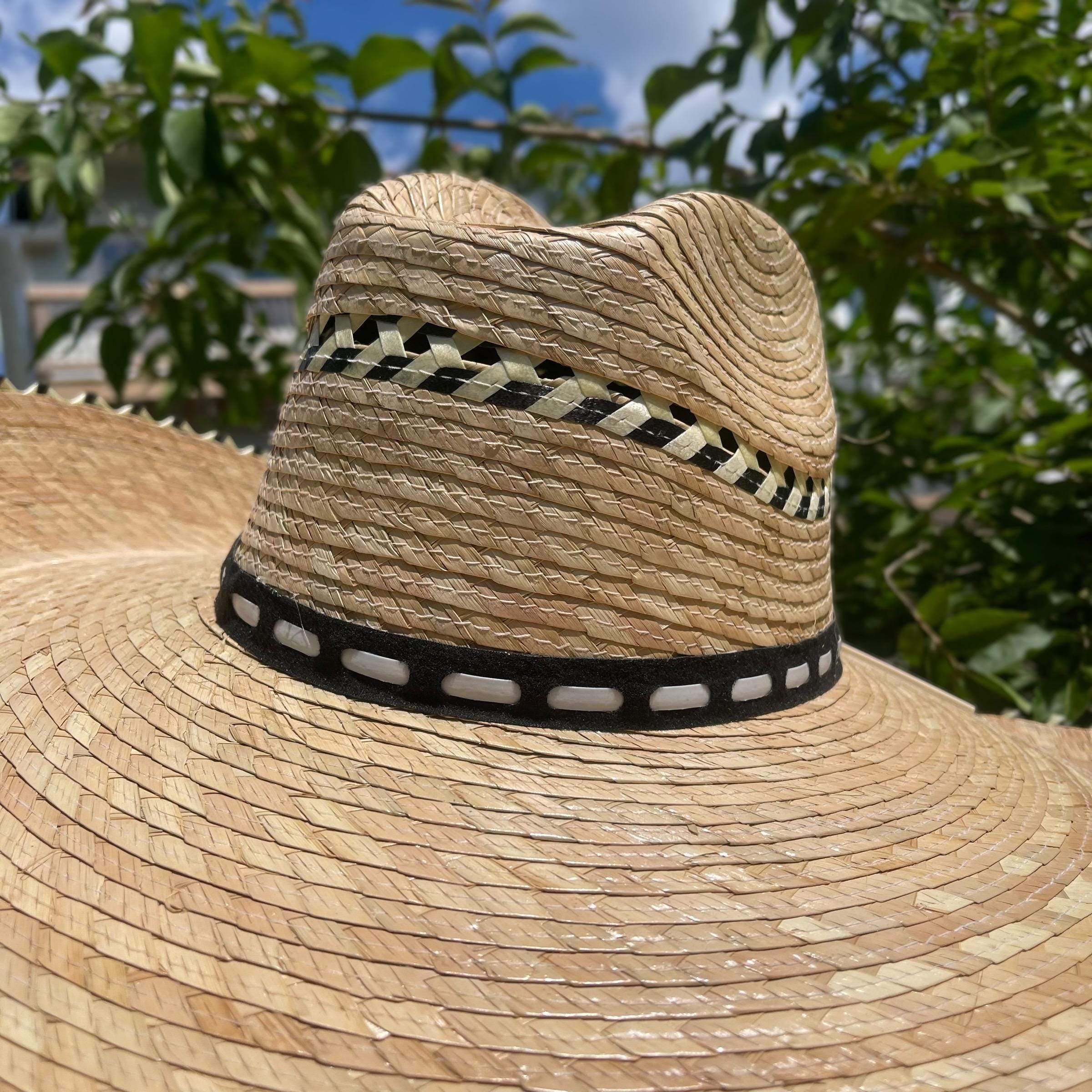 Del Sol Natural Straw Wide-Brim Hat Western Wide Palma - Straw Cowboy Hat | Lack of Color [US] main image 3