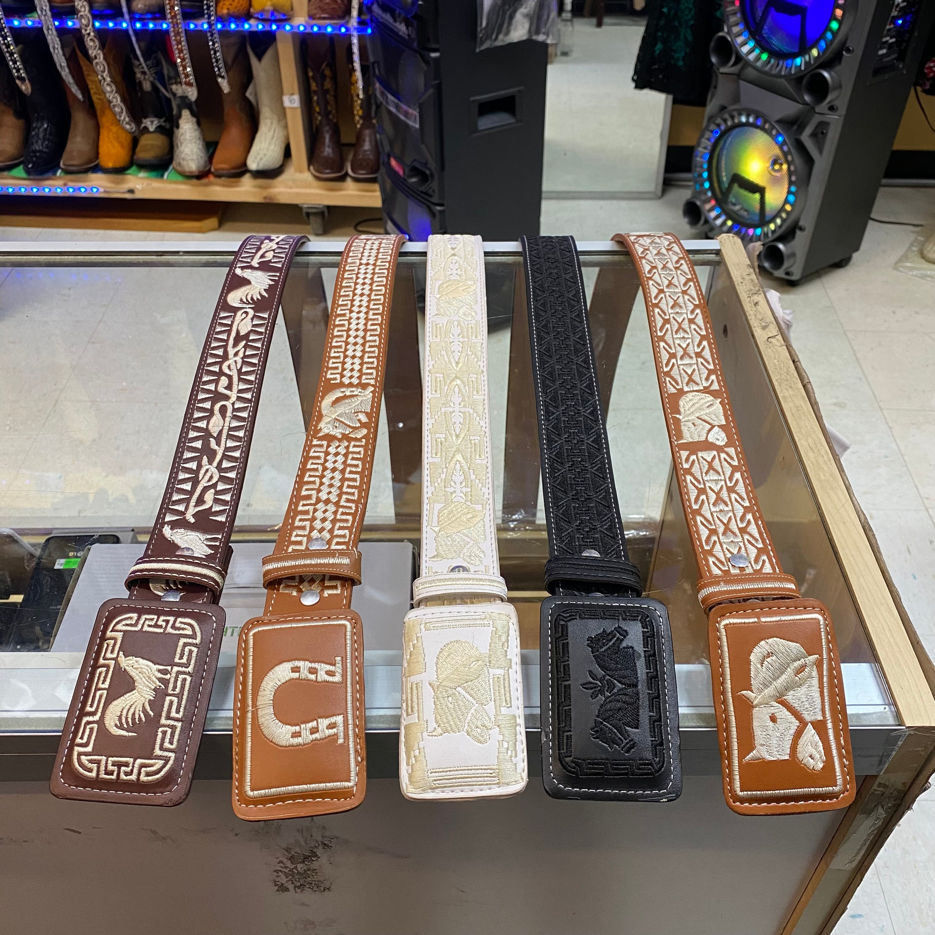 embroidered belts mens