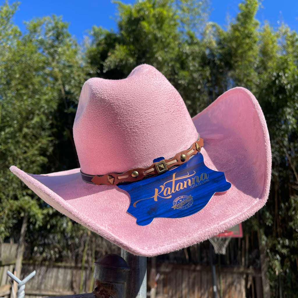 Pink Suede Cowboy Hat with Embroidery, Adjustable Western Cowgirl Hat for Women Western Pink Cowgirl Hat Suede - Etsy main image 2