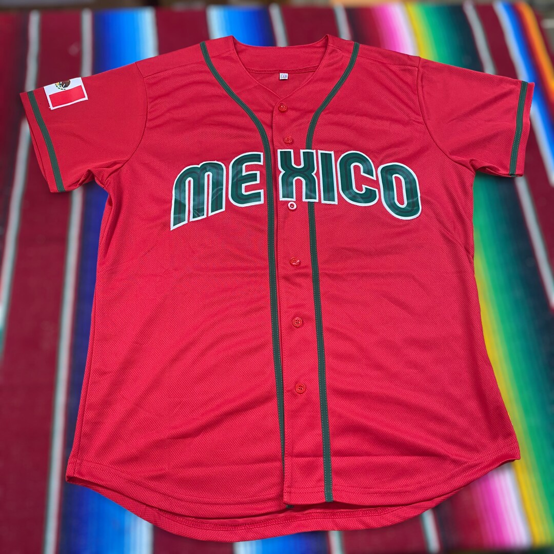Mexico Baseball Jersey for Adult Men. Mens Mexico Baseball Jersey