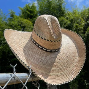 Extra Wide Maximum UV Protection Straw Sun Hat. Rustic Large Straw Hat. Sun Hat Jumbo Size. Sombrero De Palma. Sombrero De Palma Grande