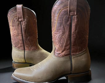 Stivali da cowboy da uomo fatti a mano Stivali western