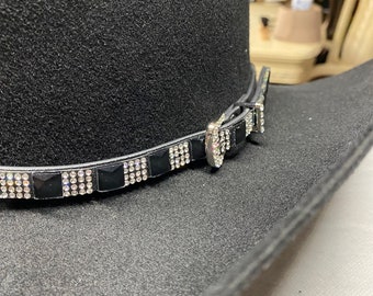 Black Cowboy Hat Band. Universal Cowboy Hat Band. Cowboy Western Hat Band. Hat Band for Hats. Cowboy Hat Bands. Belt for Cowboy Hat.