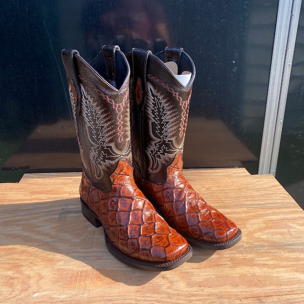 fish skin boots
