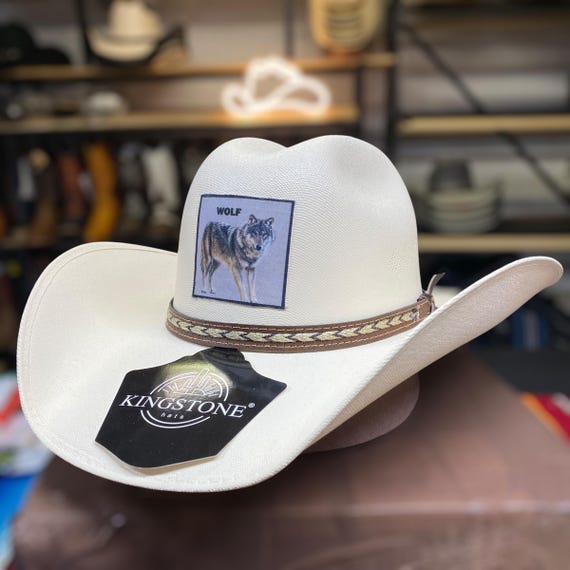 Animal Cowboy Hat for Men. White Western Hat for Men. Straw  display picture 1