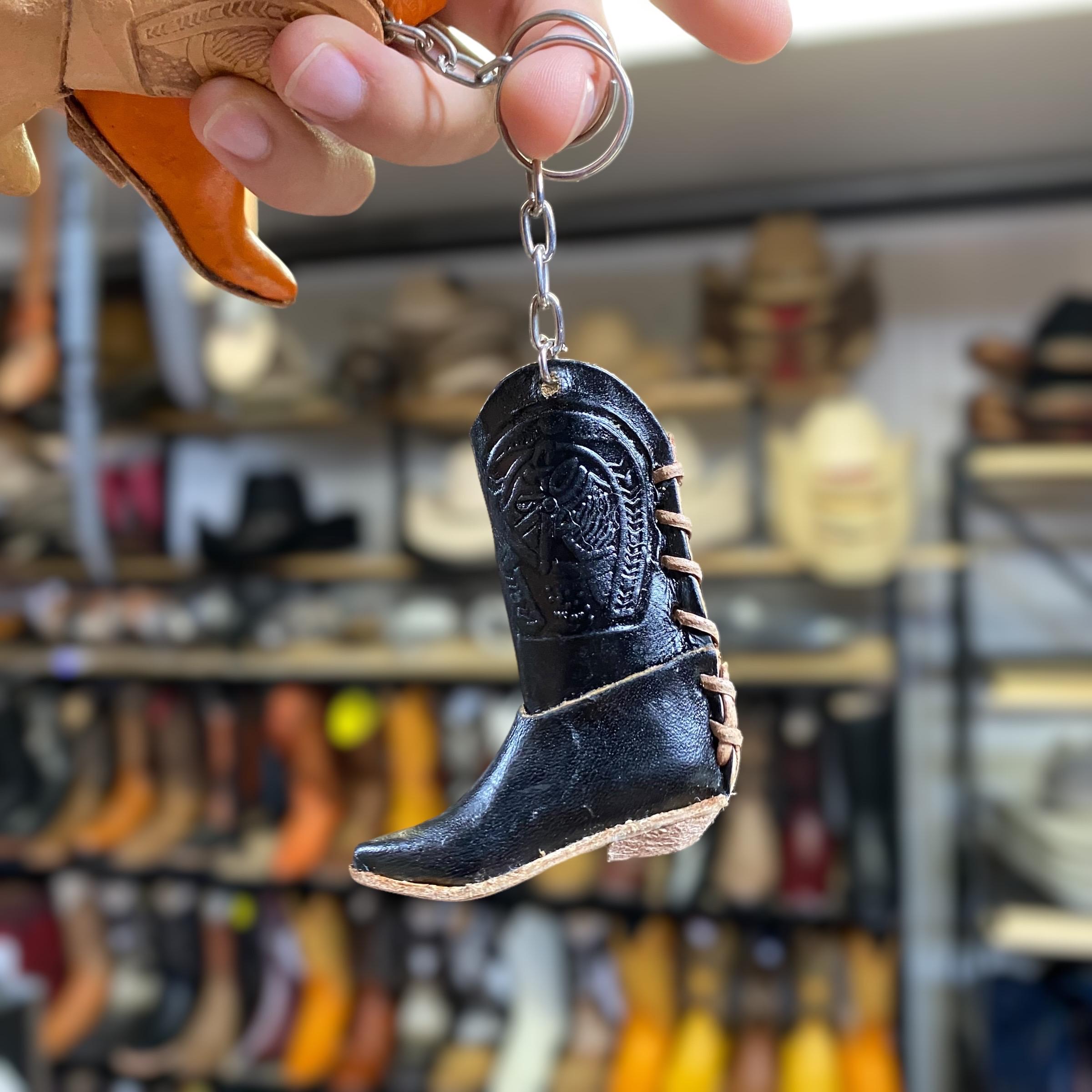 20 Pezzi Portachiavi Stile Western - Ferro Di Cavallo, Stivali E Cappello Cowboy In Lega Argento Antico