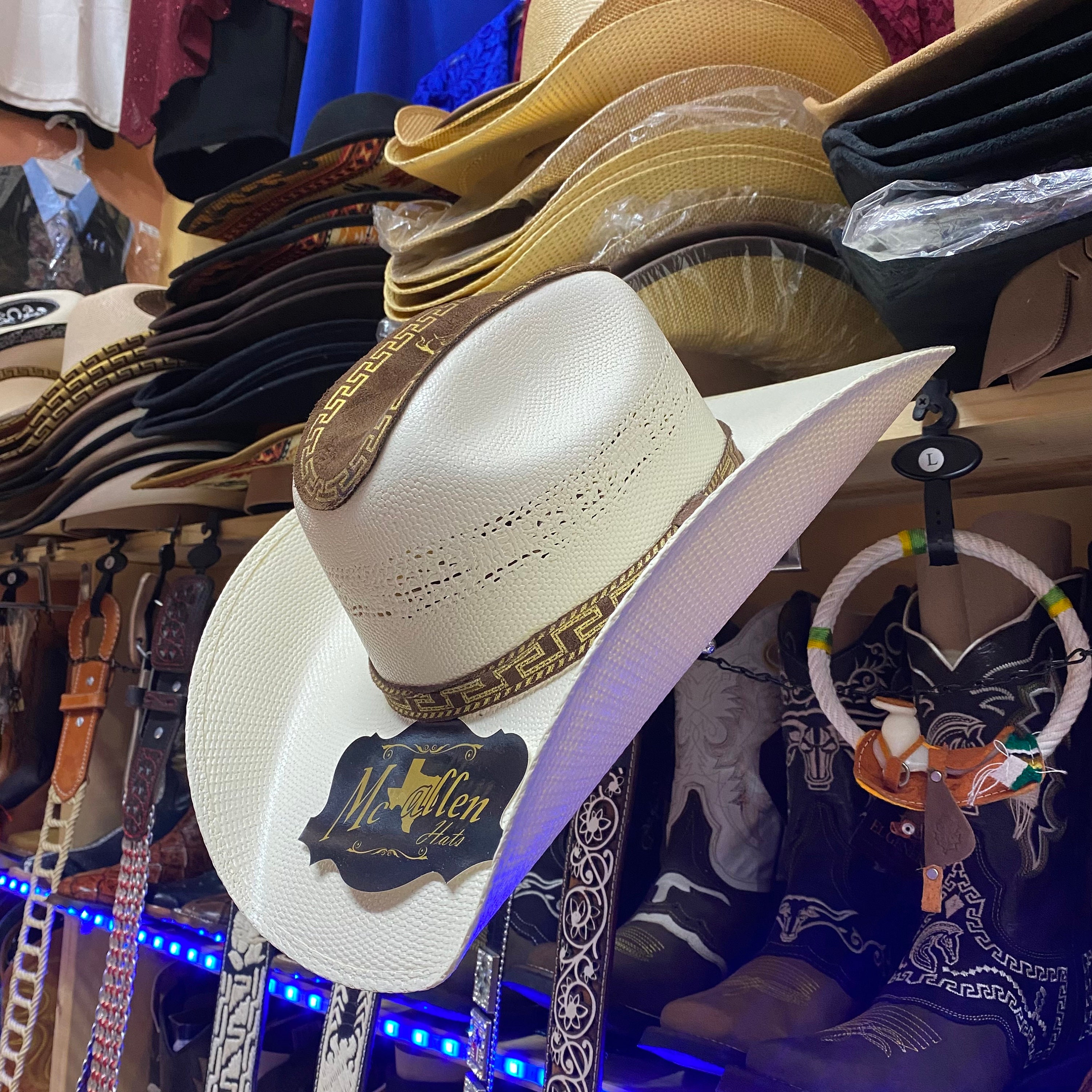 Sombrero Vaquero Randado con Toquilla Para Hombre Kansas