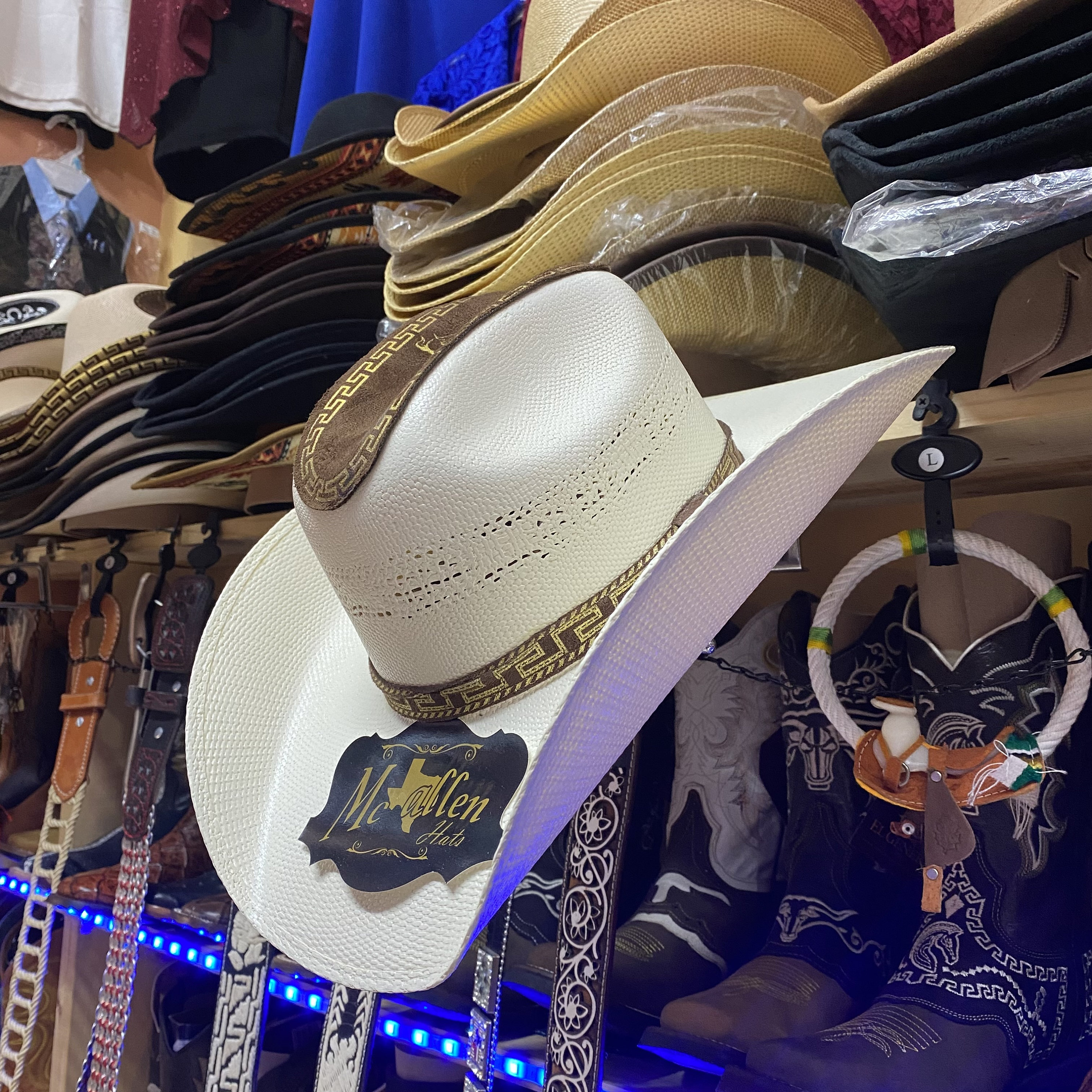 Bull rider style cowboy hats sale