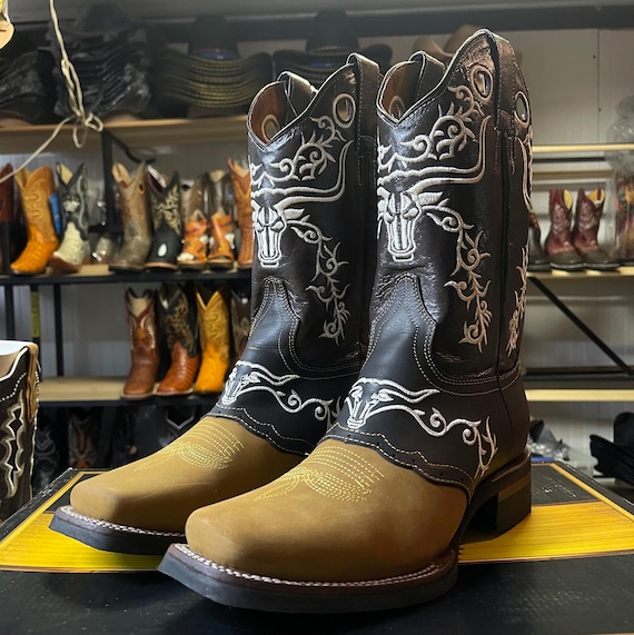 Rodeo Cowboy Boots für Mexikanische Stickerei