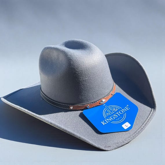 Sombrero De Vaquero Occidental De Ala Ancha De Fieltro De Vaquera Fedora Clásico Panamá Sombrero De Vaquero Con Hebilla De Cinturón Para Mujeres Y Hombres, Negro