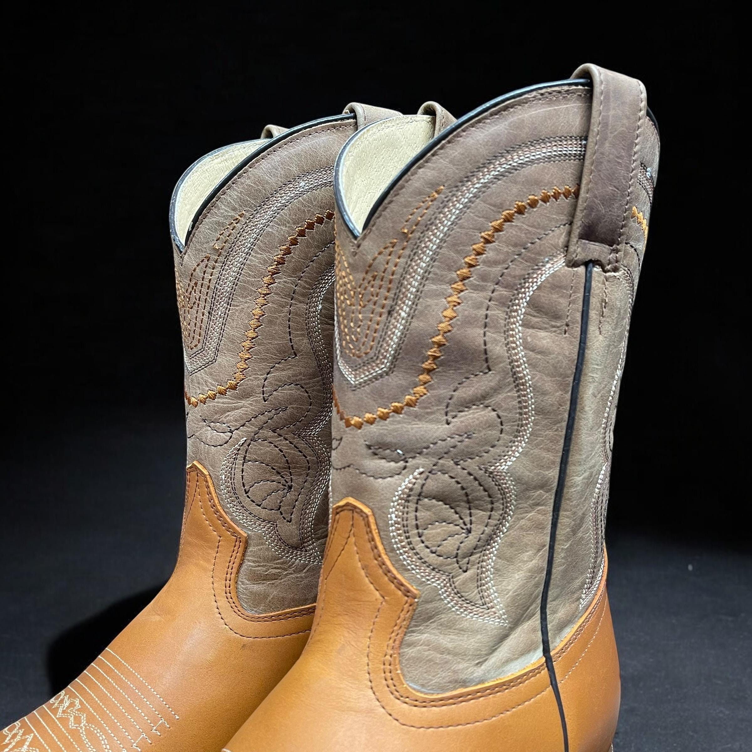 Cuatralba Brown Leather Square Toe Western Cowboy Boots Mens Sz 7 - Bo395.4‎ Laredo Men main image 2