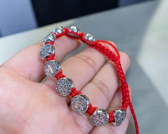 Uniseks San Judas Tadeo-armband. Mexicaanse geluksarmband. San Judas-armband. Katholieke armband. Pulsera de San Judas Tadeo.