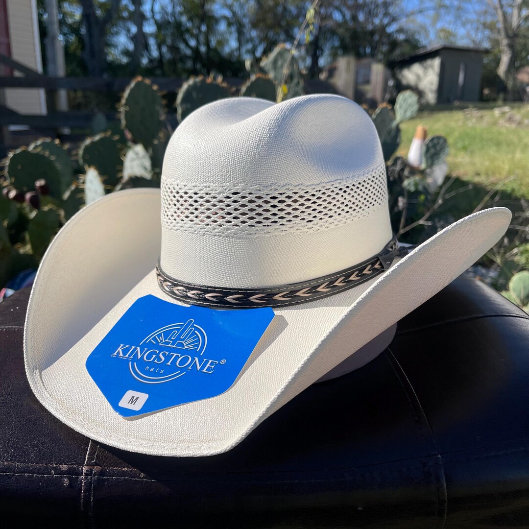 Men’s White Cowboy Hat. Straw Western Hat Men. Horse Riding Rodeo Hat ...