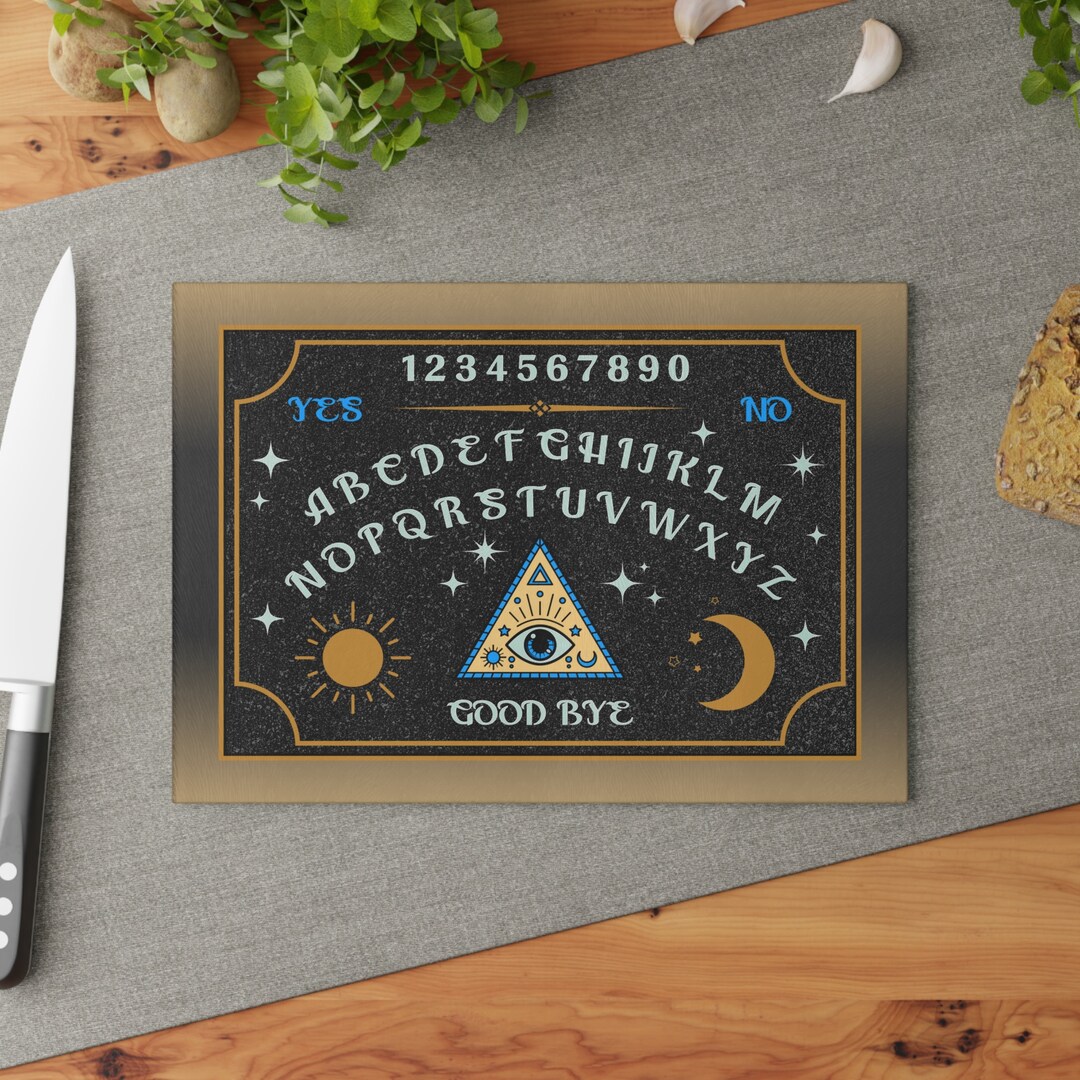 Ouija Board Glass Cutting Board Etsy