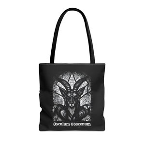 Baphomet / Osculum Obscenum Tote Bag Inspired by the Band Ghost