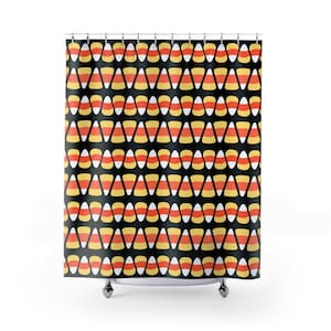 Halloween Shower Curtain: Candy Corn