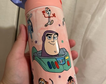 Buzz Lightyear Tumbler, 12 oz Kids Stainless Steel Sippy Cup