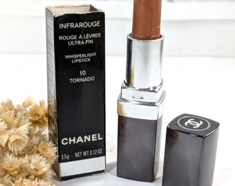 SO RAREChanel Rouge A Levres Lipstick 10 Tornado Whisperlight *See Photo Flaw*