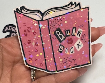 Pink Book Sticker