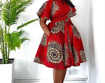 African Style short dress