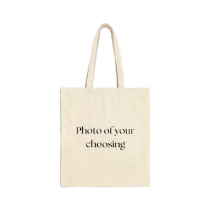 Custom Photo Tote Bag, Personalized Picture Bag, Photo Gift, Cute Tote, Customizable Bag